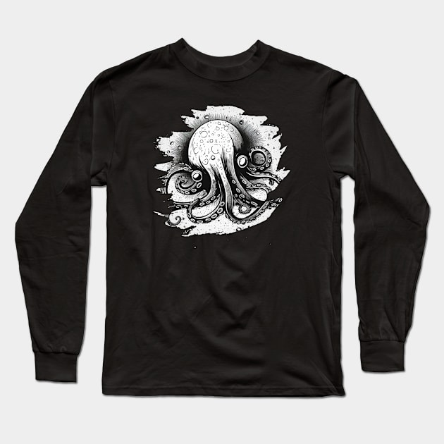 Octopus Attack! Long Sleeve T-Shirt by Pixy Official